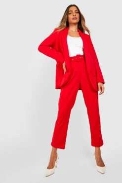 Hose Mit Gürtel 6 Hose Mit Gürtel -Deutschland Mode Pfiff Verkaufs-Shop dzz00508 red xl 2