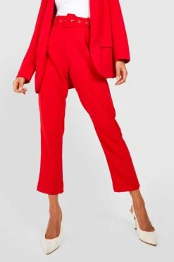 Hose Mit Gürtel 7 Hose Mit Gürtel -Deutschland Mode Pfiff Verkaufs-Shop dzz00508 red xl 3