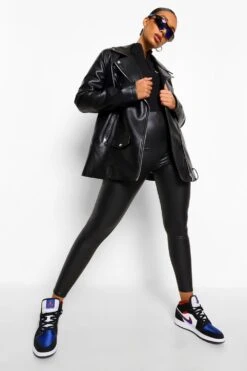 Matte Stretch Leggings In Lederoptik 6 Matte Stretch Leggings In Lederoptik -Deutschland Mode Pfiff Verkaufs-Shop dzz09857 black xl 2