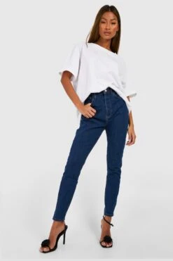 Mittelhohe Butt-Shaper Skinny Jeans