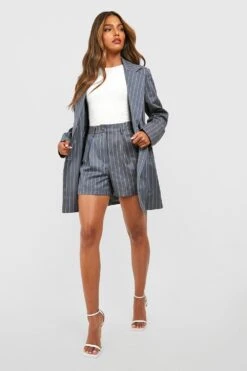 Nadelstreifen Shorts -Deutschland Mode Pfiff Verkaufs-Shop fzz06227 charcoal xl 2