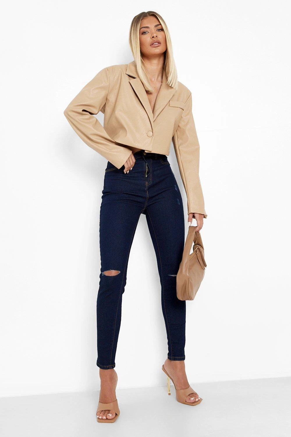 Jeggings Mit Riss Am Knie 3 Jeggings Mit Riss Am Knie – Bild 3