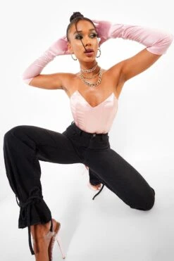 Straight Leg Jeans Mit Knöchelbindung -Deutschland Mode Pfiff Verkaufs-Shop fzz06563 washed20black xl 3