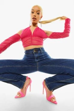 Straight Leg Slim Fit Jeans Mit Frontschlitz -Deutschland Mode Pfiff Verkaufs-Shop fzz07955 dark20blue xl 3