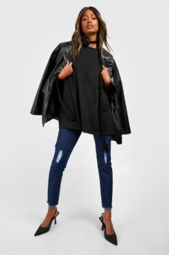 Zerrissene Skinny Jeans Mit Ausgefranstem Saum -Deutschland Mode Pfiff Verkaufs-Shop fzz13296 indigo xl 2