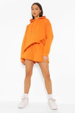 Basic Bestickte Jersey-Shorts -Deutschland Mode Pfiff Verkaufs-Shop fzz16498 orange xl 2