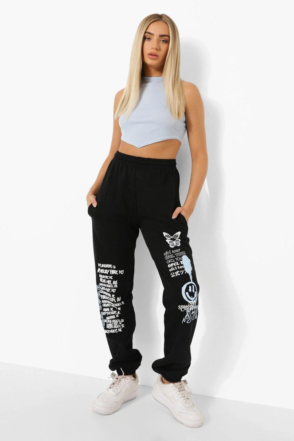 Jogginghose Mit Grafitti-Print 3 Jogginghose Mit Grafitti-Print – Bild 3