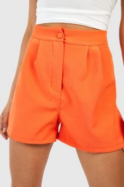 Shorts Mit Bundfalte -Deutschland Mode Pfiff Verkaufs-Shop fzz22010 tangerine xl 3