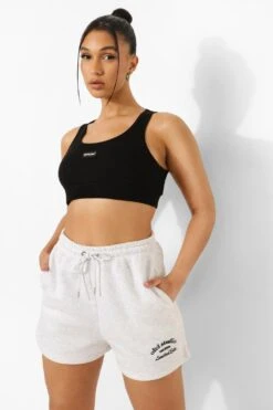 Bestickte Official Studio Jersey-Shorts