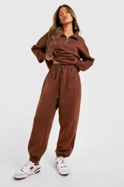 Recycelte Premium Oversize Jogginghose -Deutschland Mode Pfiff Verkaufs-Shop fzz23660 chocolate xl 2