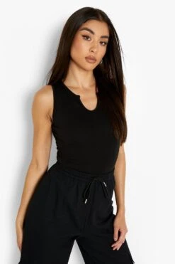 Ärmelloser Basic Body Mit Ausschnitt -Deutschland Mode Pfiff Verkaufs-Shop fzz27086 black xl 3