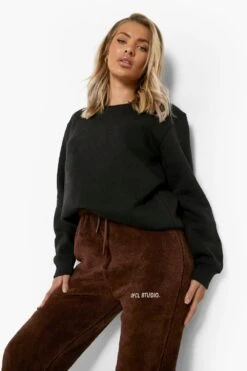 Teddy-Fleece Jogginghose -Deutschland Mode Pfiff Verkaufs-Shop fzz36463 chocolate xl 3