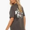 Oversize T-Shirt Mit Stay Positive Print