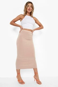 Basic-Maxirock -Deutschland Mode Pfiff Verkaufs-Shop fzz39066 stone xl 2