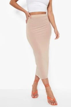 Basic-Maxirock -Deutschland Mode Pfiff Verkaufs-Shop fzz39066 stone xl 3