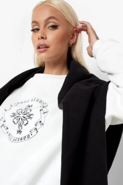 Oversize Sweatshirt Mit Dsgn Studio All Season Print -Deutschland Mode Pfiff Verkaufs-Shop fzz39358 ecru xl 3