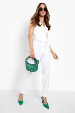 Schmale Hose Mit Bundfalten 6 Schmale Hose Mit Bundfalten -Deutschland Mode Pfiff Verkaufs-Shop fzz41234 white xl 2