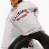 Oversized Hoodie Mit California Slogan
