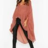 Oversize Maxihemd Aus Chiffon