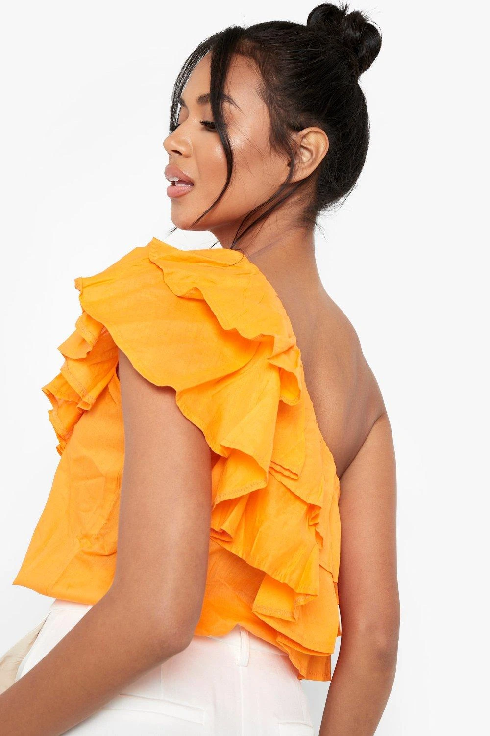 Einärmliges Rüschen-Top 2 Einärmliges Rüschen-Top – Bild 2