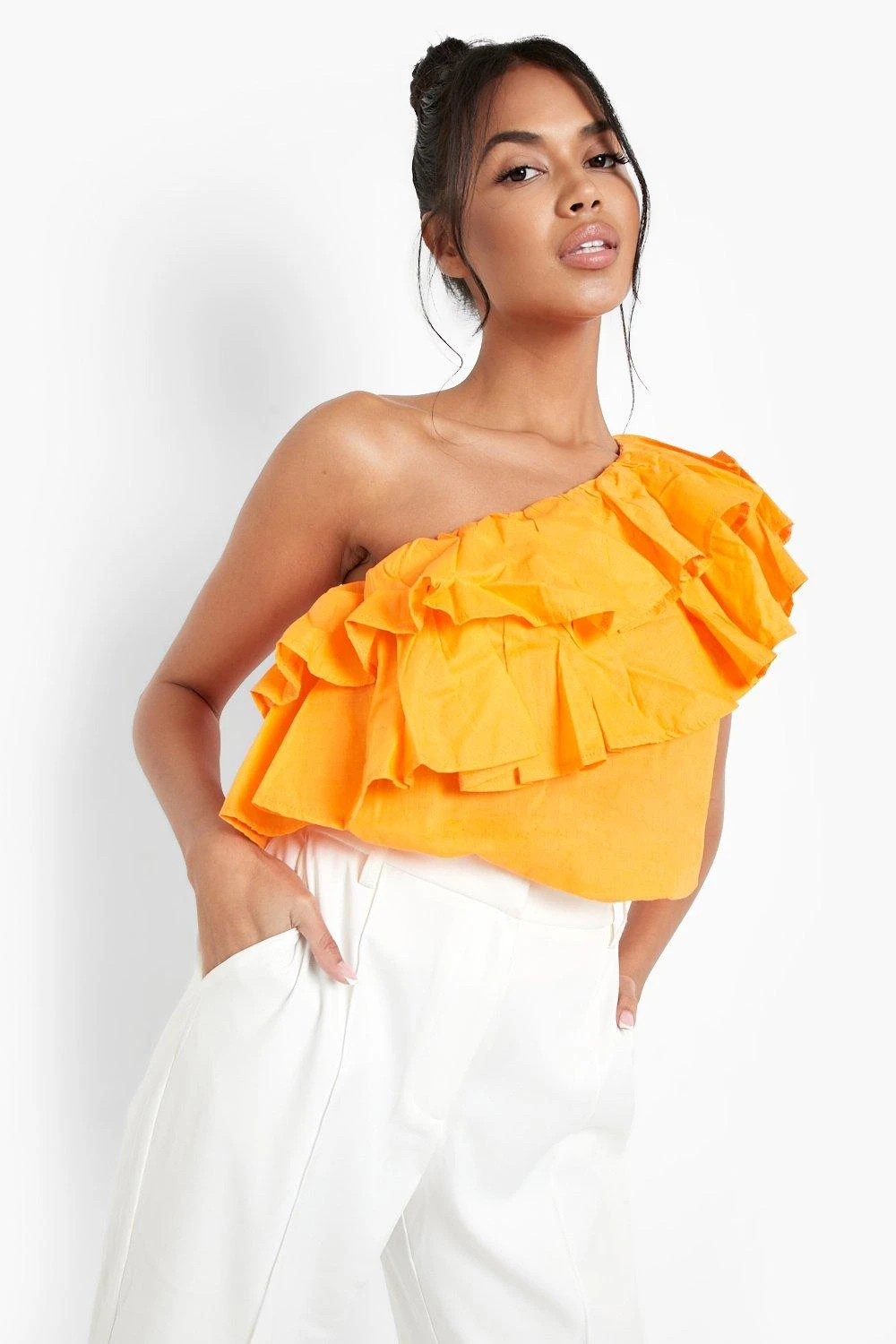 Einärmliges Rüschen-Top 4 Einärmliges Rüschen-Top – Bild 4