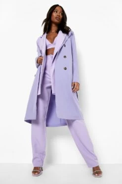 Lockere Hose Mit Geradem Bein -Deutschland Mode Pfiff Verkaufs-Shop gzz00414 lilac xl 3