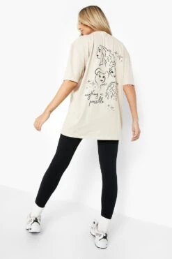 Oversize T-Shirt Mit Disney Princesses Print