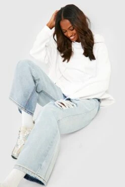 Weite Jeans Mit Farbverlauf