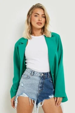 Gespleißte Zerrissene Jeansshorts