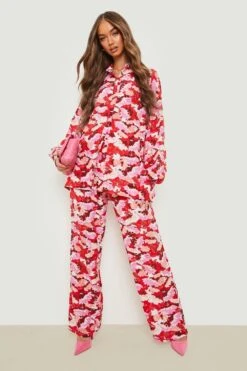 Florales Oversize Hemd 6 Florales Oversize Hemd -Deutschland Mode Pfiff Verkaufs-Shop gzz03081 red xl 2