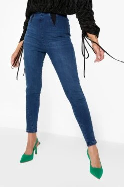 Elastische Shaper-Jeggings -Deutschland Mode Pfiff Verkaufs-Shop gzz03928 mid20wash xl 3