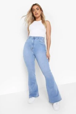 Plus Schlagjeans Aus Stretch-Denim -Deutschland Mode Pfiff Verkaufs-Shop gzz04632 light20wash xl 2