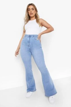 Plus Schlagjeans Aus Stretch-Denim -Deutschland Mode Pfiff Verkaufs-Shop gzz04632 light20wash xl 3