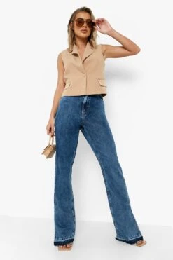 Schlagjeans Mit Schlitz 6 Schlagjeans Mit Schlitz -Deutschland Mode Pfiff Verkaufs-Shop gzz04917 mid20wash xl 2