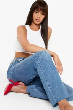 Stonewash Jeans Mit Klobiger Kette 7 Stonewash Jeans Mit Klobiger Kette -Deutschland Mode Pfiff Verkaufs-Shop gzz07969 stonewash xl 3