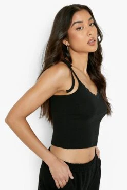 Trägertop Mit Geschnürten Trägern -Deutschland Mode Pfiff Verkaufs-Shop gzz08910 black xl 3