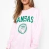 Oversize Sweatshirt Mit Kanvas-Print