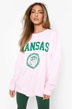 Oversize Sweatshirt Mit Kanvas-Print