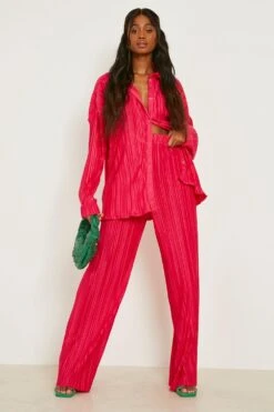 Lockeres Mattes Plissee-Hemd 6 Lockeres Mattes Plissee-Hemd -Deutschland Mode Pfiff Verkaufs-Shop gzz10430 candy20pink xl 2