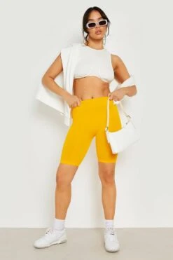 Nahtlose Gerippte Radlershorts