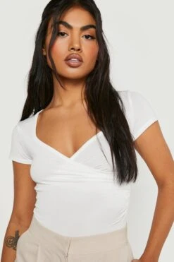 Body Mit V-Ausschnitt 7 Body Mit V-Ausschnitt -Deutschland Mode Pfiff Verkaufs-Shop gzz10823 white xl 3