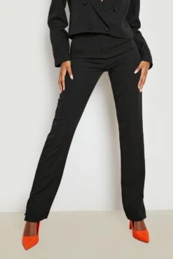 Slim-Fit Hose Mit Schlitz -Deutschland Mode Pfiff Verkaufs-Shop gzz11432 black xl 3