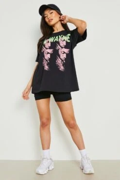 T-Shirt Mit Lizenziertem Lil Wayne Print -Deutschland Mode Pfiff Verkaufs-Shop gzz13521 charcoal xl 2