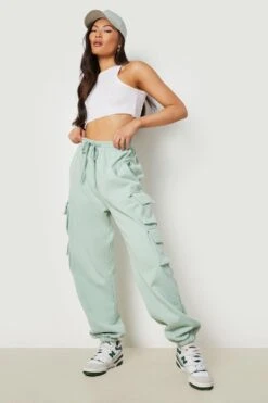 Oversize Jogginghose Mit Cargo-Taschen