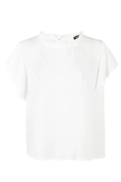 Bluse Mit Rüschenärmeln & Kragen -Deutschland Mode Pfiff Verkaufs-Shop gzz14503 ivory xl 2