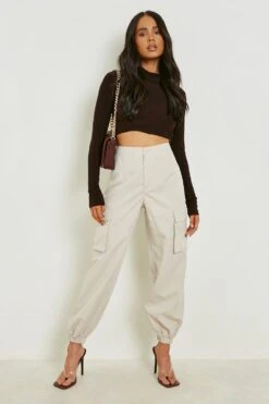 Petite Cargo-Hose Mit Hohem Bund