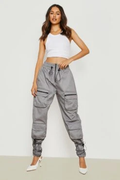 Cargo-Hose Mit Taschen-Detail -Deutschland Mode Pfiff Verkaufs-Shop gzz16325 grey xl 2