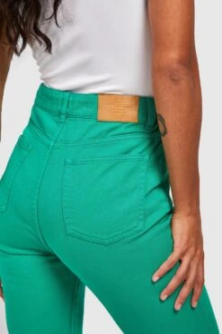 Disco-Schlagjeans Mit Hohem Bund -Deutschland Mode Pfiff Verkaufs-Shop gzz17410 green xl 3