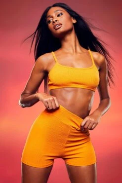 Strukturierte Gerippt Radlershorts