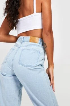 Klassische Mom-Jeans Mit Hohem Bund Und Acid-Waschung -Deutschland Mode Pfiff Verkaufs-Shop gzz17534 acid20wash20light20blue xl 3